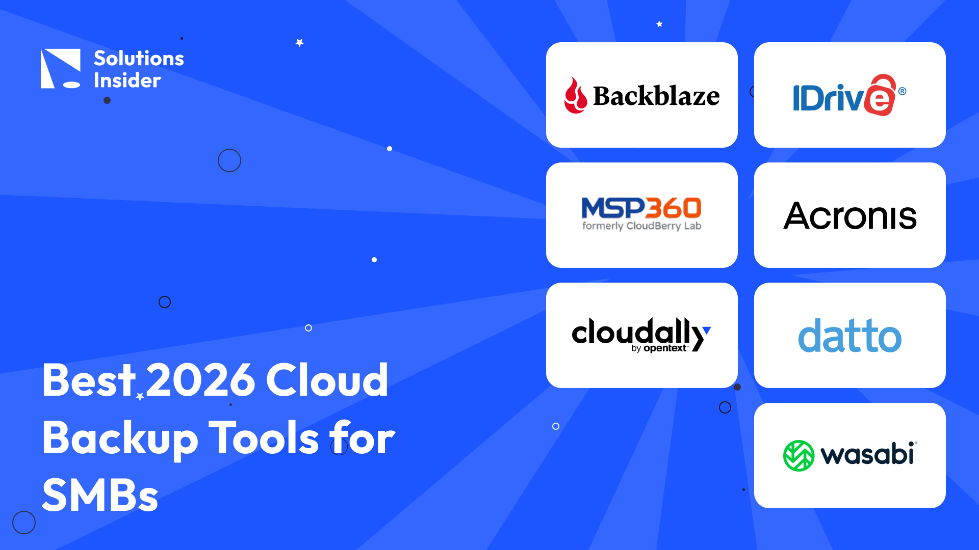 best cloud backup tools for smbs